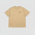 BeNaam Beige Graphic T-Shirt